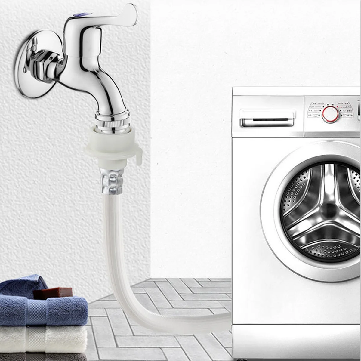 

Explosion-proof washing machine inlet pipe suitable for most faucet installation