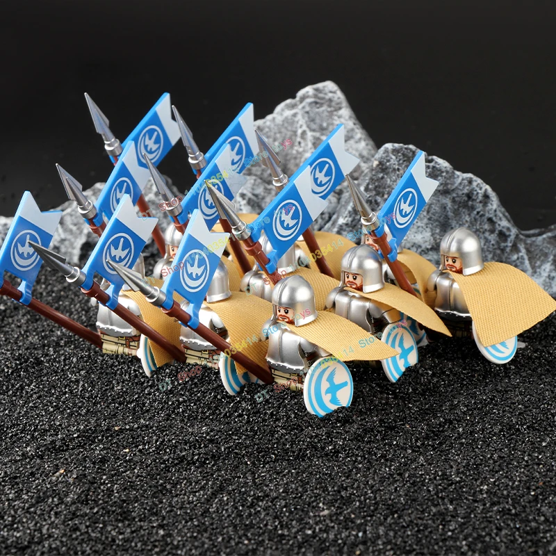 

MOC 10PCS World of Warcraft Heavy Armor Soldiers Sparta Warriors Accessories Building Block Action Figures Toys Christmas Gifts