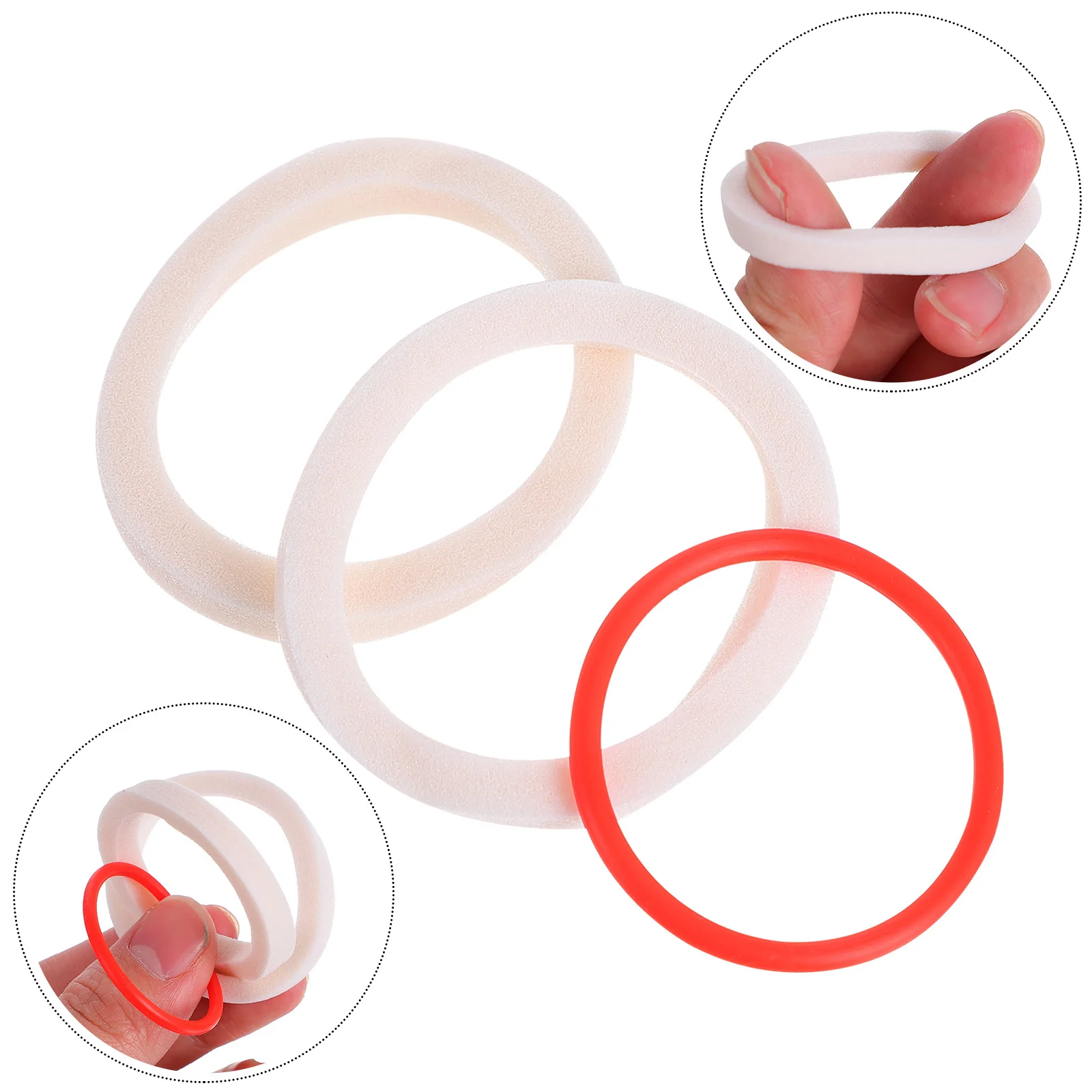 

4Sets Oil Absorption Sponge Rings Strong Durability Front Fork Protection for Bicycle Oil Seal Sponges Accessories