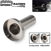 Silenciador de escape de coche de acero inoxidable extraíble redondo universal de 3,5 ""/4"" / 4,5 ''