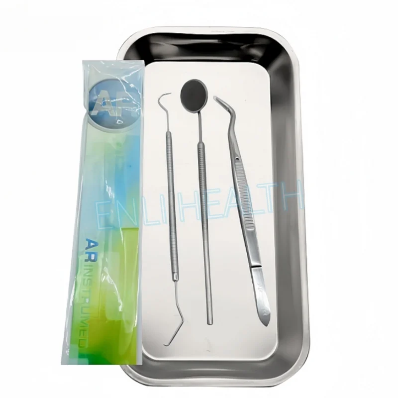 

3 шт., набор стоматологических инструментов, зеркало для рта, двойной зонд, инструмент для чистки зубов, набор для ухода за полостью рта, набор для чистки зубов из нержавеющей стали