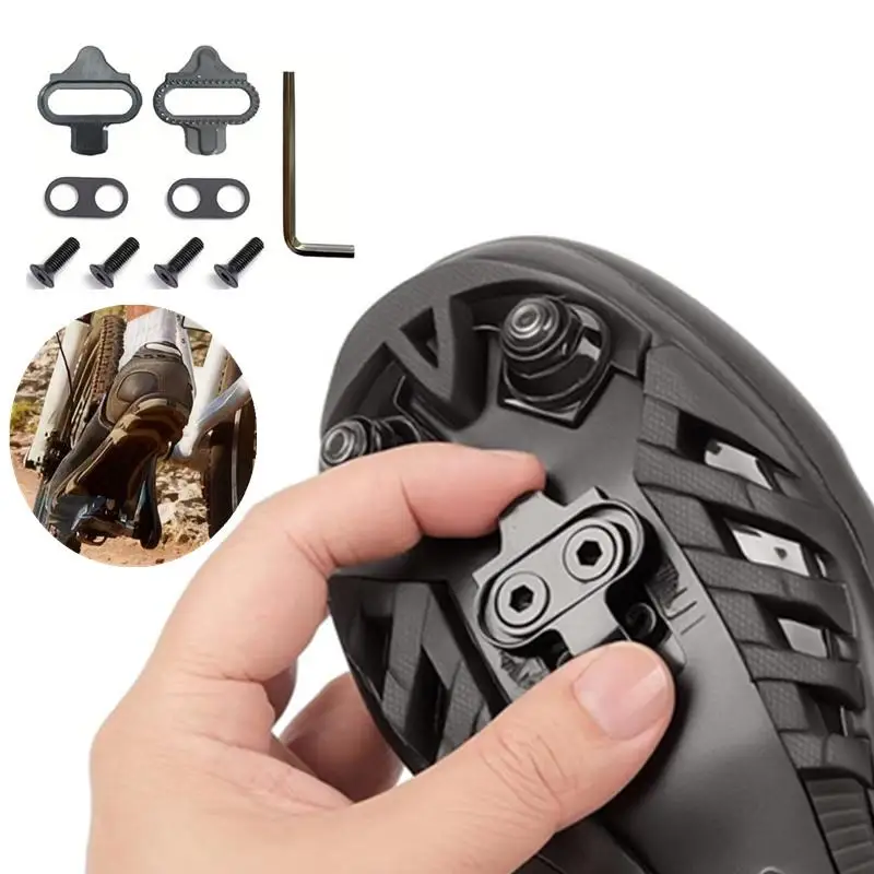 Mountainbike-Schuhe Cleats MTB Cleats Multi-Release SPD Pedal Fahrradschuhe Clips Set Fahrradzubehör