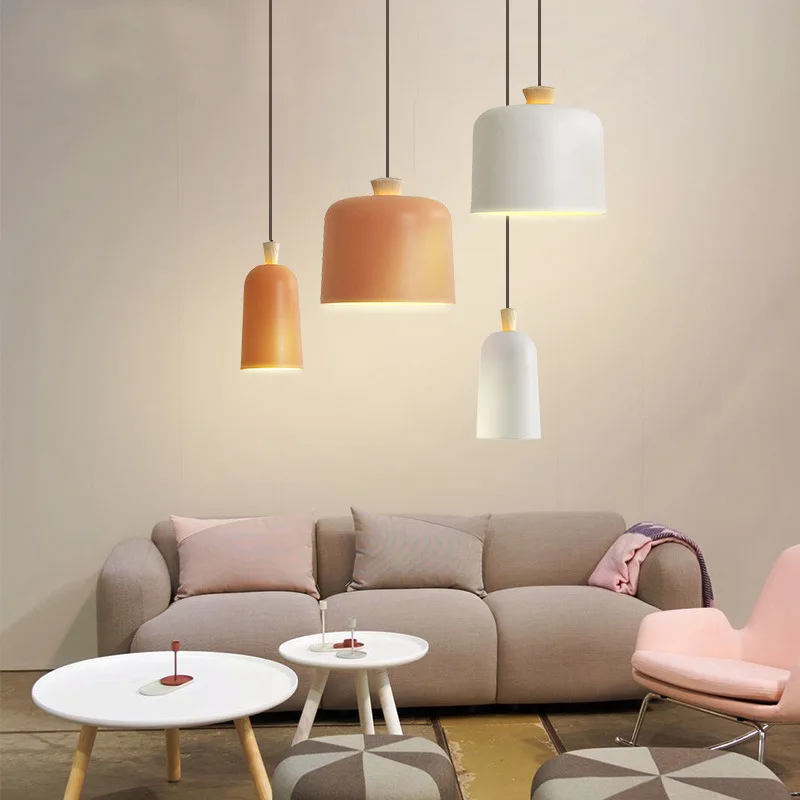 

Nordic Minimalist Pendant Lights Art Fashion Aluminum Lampshade LED Chandeliers For Decor Restaurant Hanging Lamp Luminaire