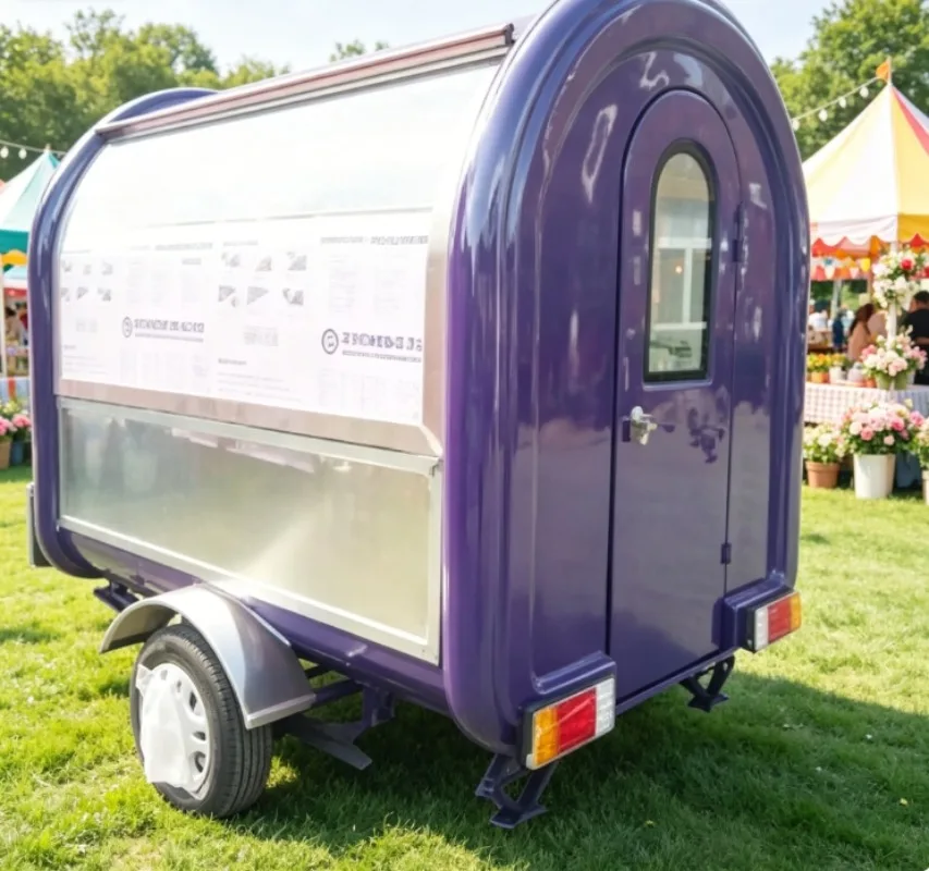 

Factory Direct Supply Food Truck Trailer Food Kiosk Professional Factory Made Mobile Fast Food Trailer Customized
