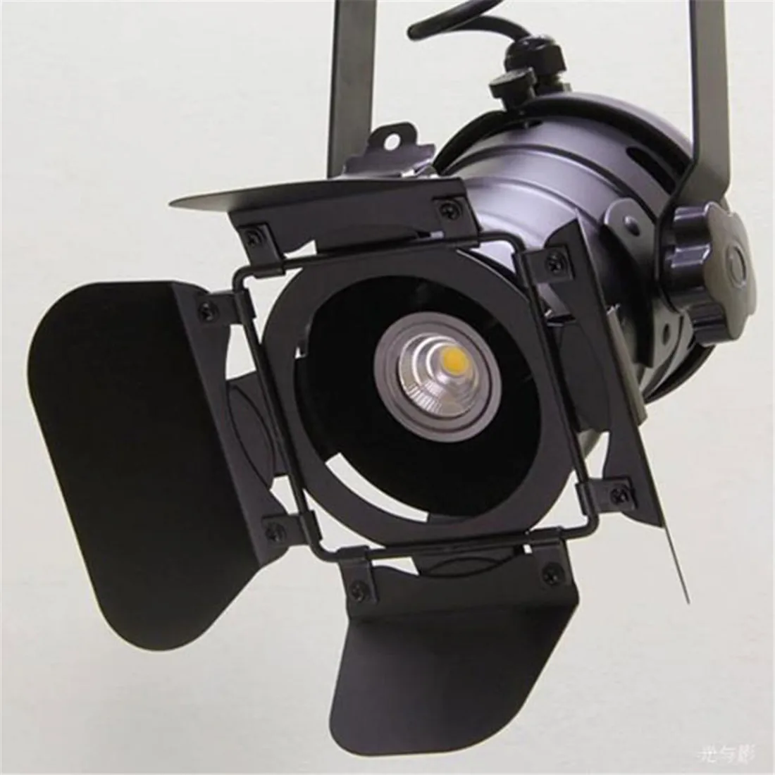 Industrial dimmable led ceiling lights 5W Theater light with 4-Leaf Barn Doors Vintage dimming lamp for shop home