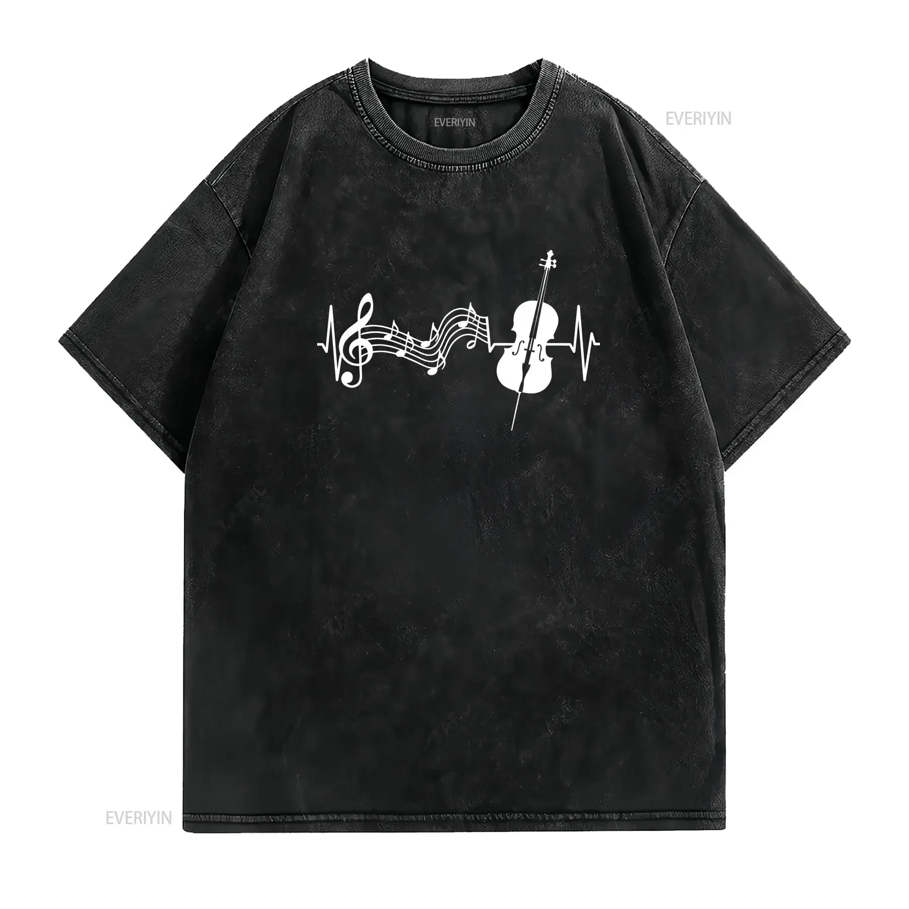 Cello T Shirt Cellist s Funny Music Lover Musician Player vintage Washed Stylish Soft streetwear Slightly Comfortable Unisex