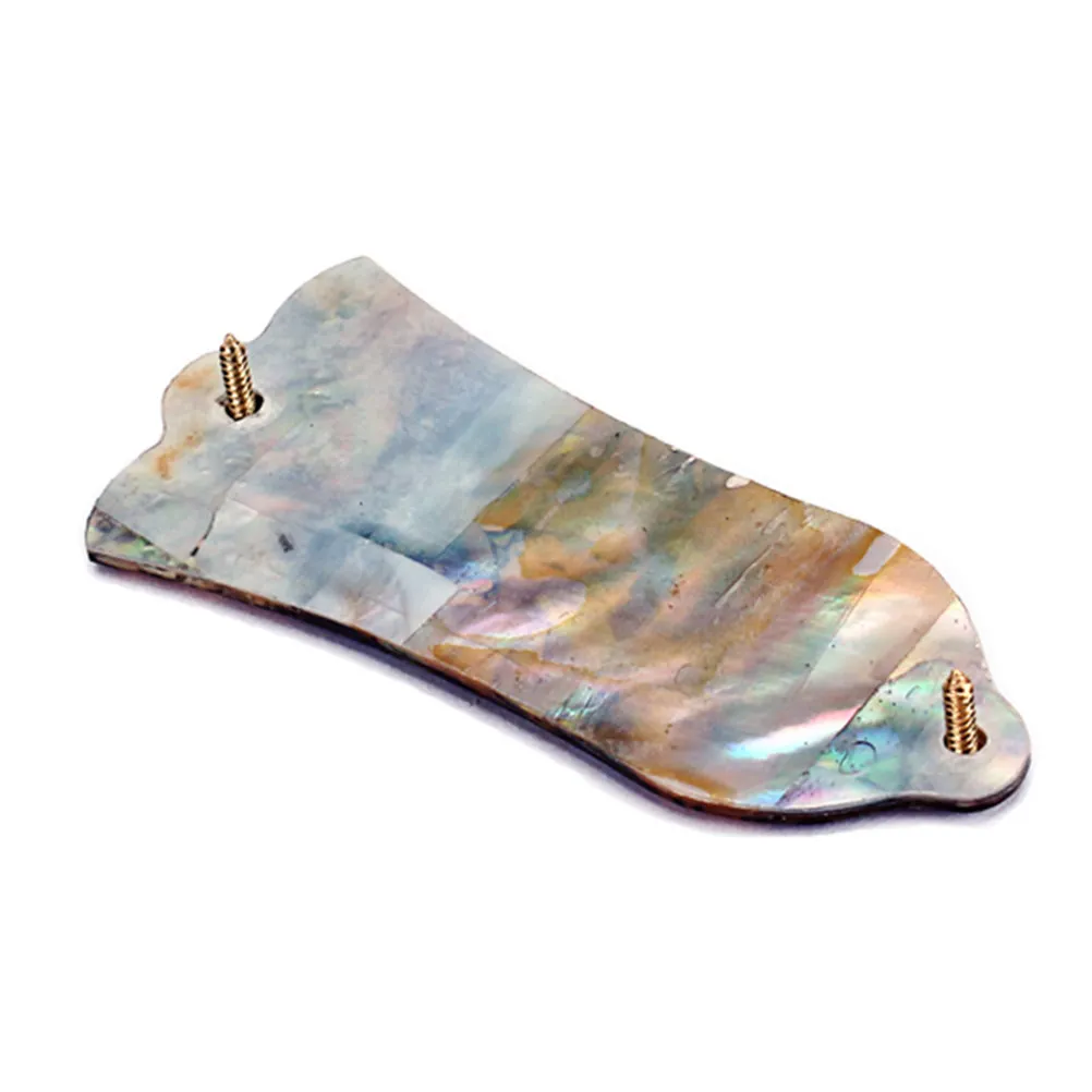 Natural Abalone Shell 1.5mm Truss Rod Cover 2 Holes for Guitar Electric Guitar Parts Replacement Epip