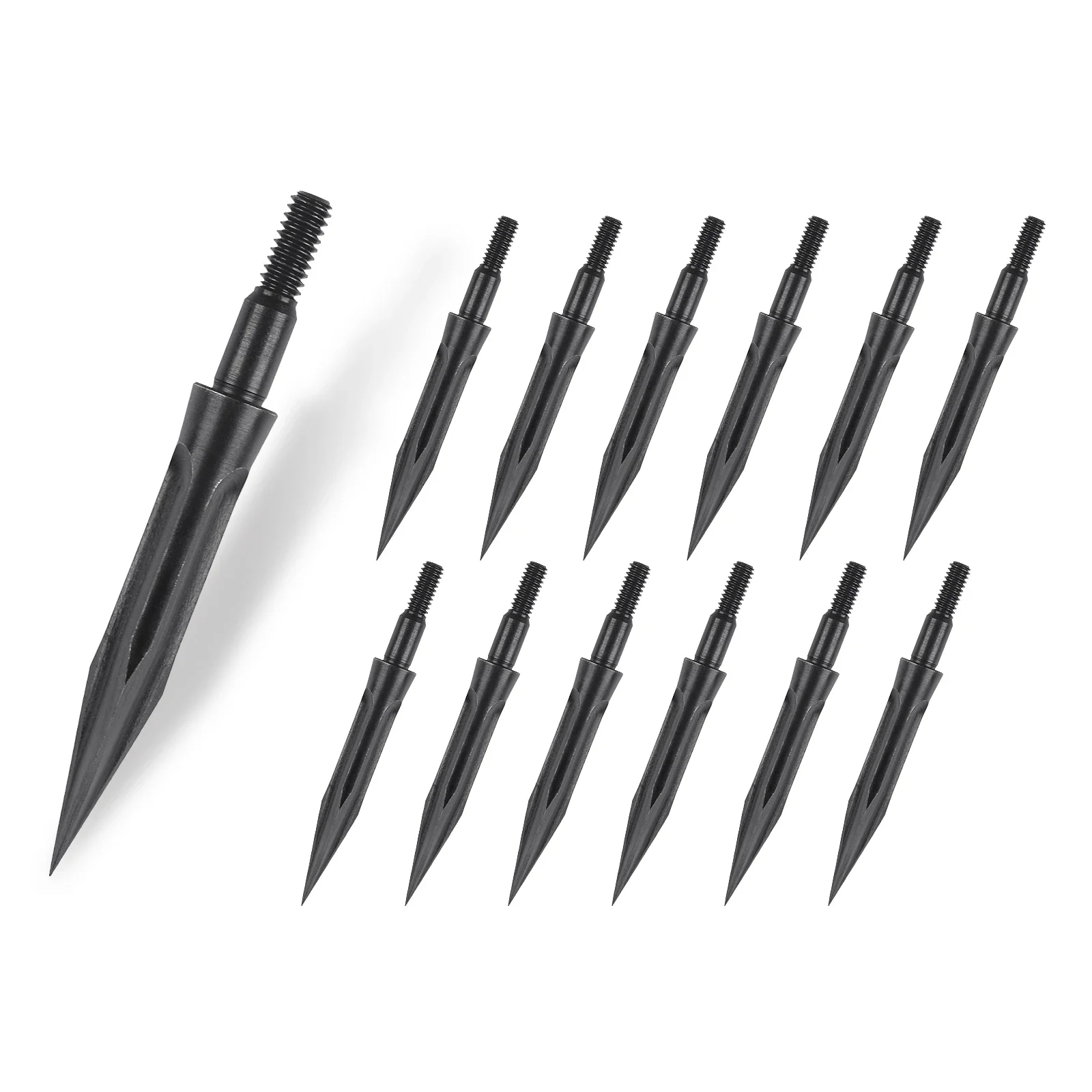 

12Pcs 125 Grain Screw Field Point for ID4.9mm Arow Rerplace Accessories Archery Bow
