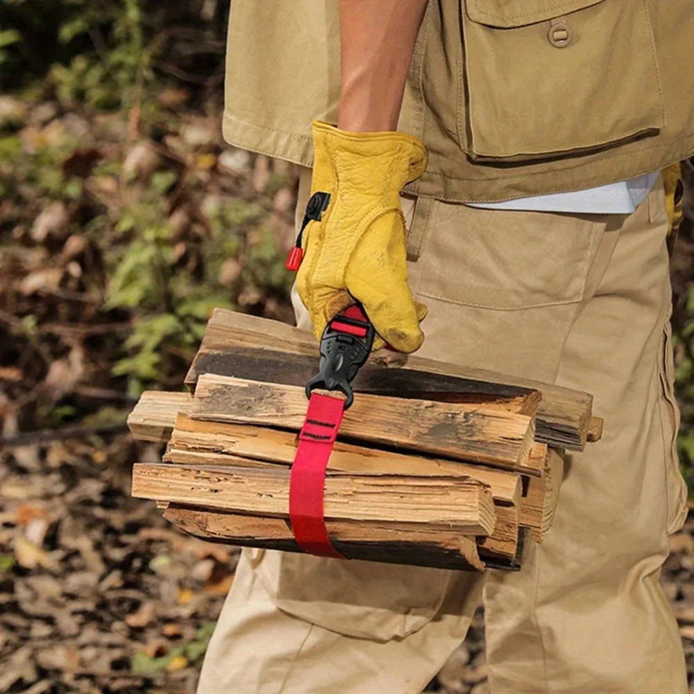 قطعتان من مشبك الأمتعة للتخييم، مشبك محمول سريع التحرير، مشبك قوي، أداة تخييم للأمتعة