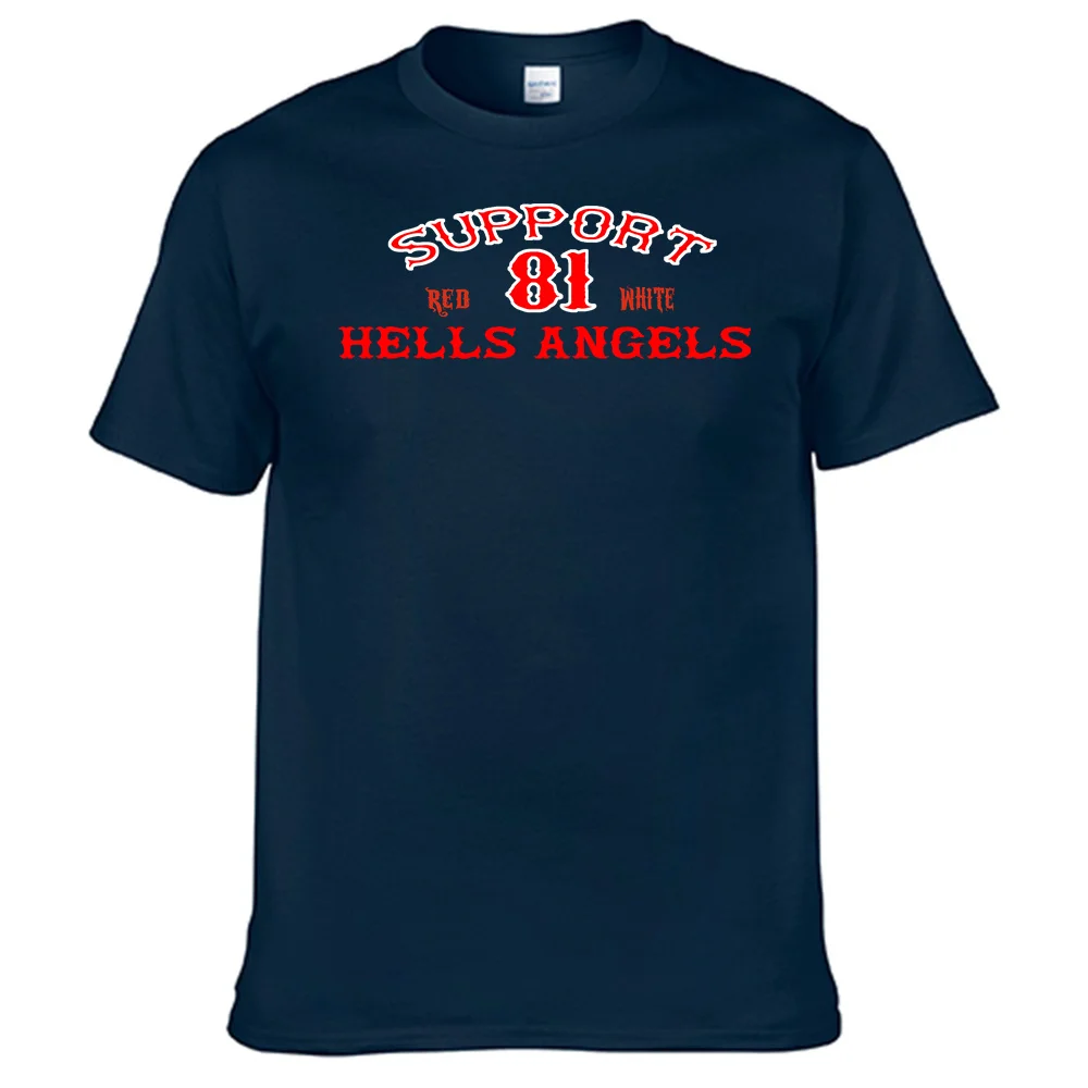 Support 81 Hells Angels Shirt 100% Cotton Shirt N04