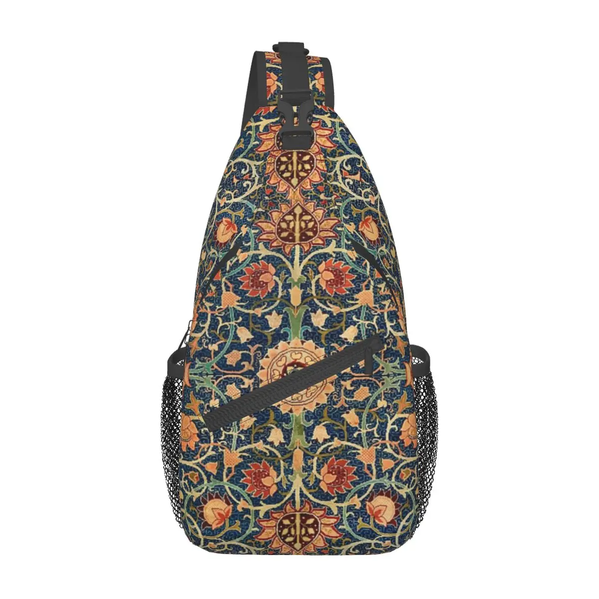 

Holland Park William Morris Crossbody Sling Bag Cool Chest Bag Floral Art Shoulder Backpack Daypack Hiking Outdoor Cycling Pack