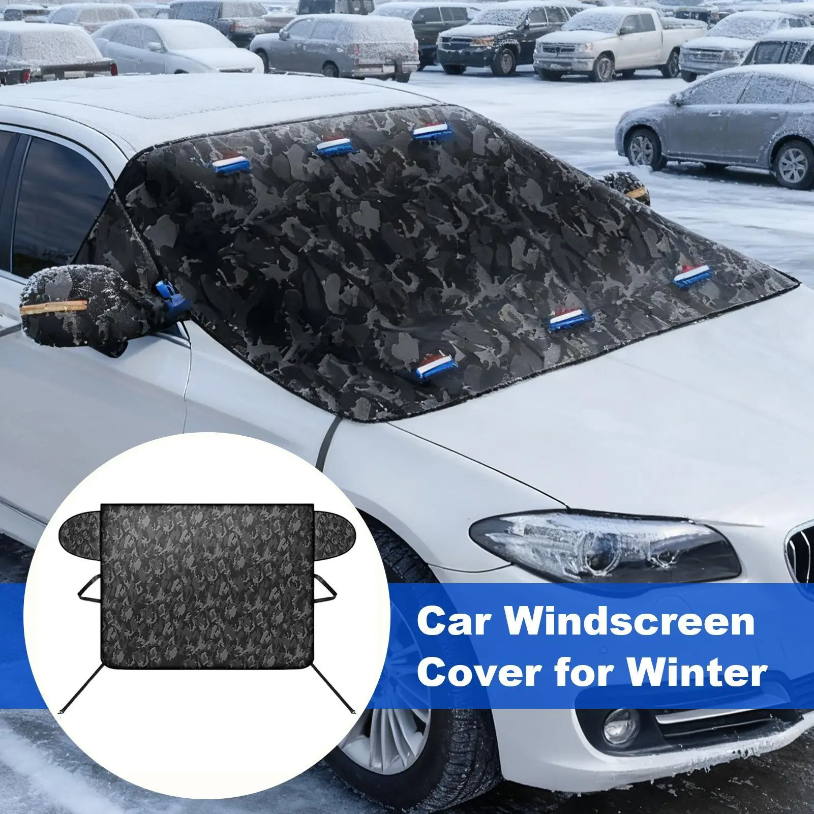 

Лобовое стекло автомобиля, снежный чехол, ветрозащитный, сверхмощный, зимний автомобильный, ткань Оксфорд, чехол от дождя для автомобиля, мотоцикла, седана