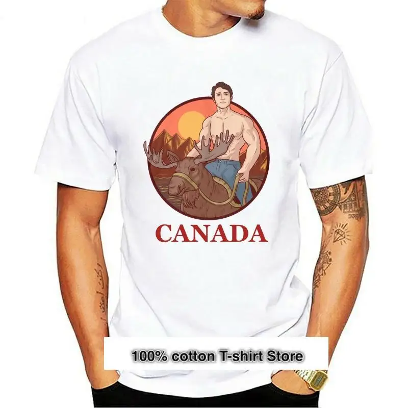 Camiseta sin etiqueta de Justin Trudeau, camiseta Popular de Canadá, impresionante, nueva