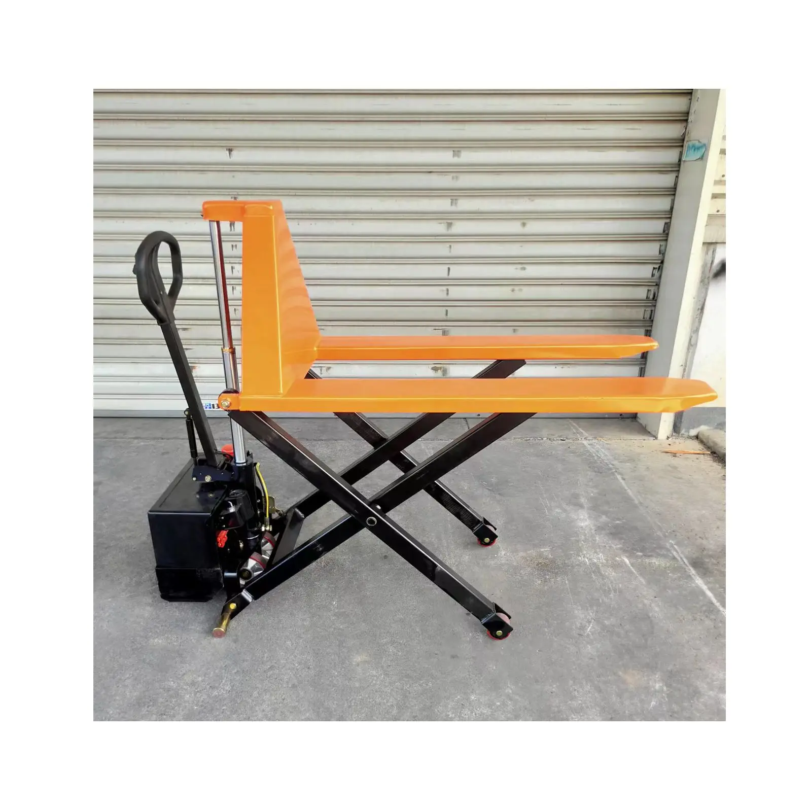 Factory Supply Full Electric Hydraulic Pallet Scissor 1000kg Capacity High Lift Truck