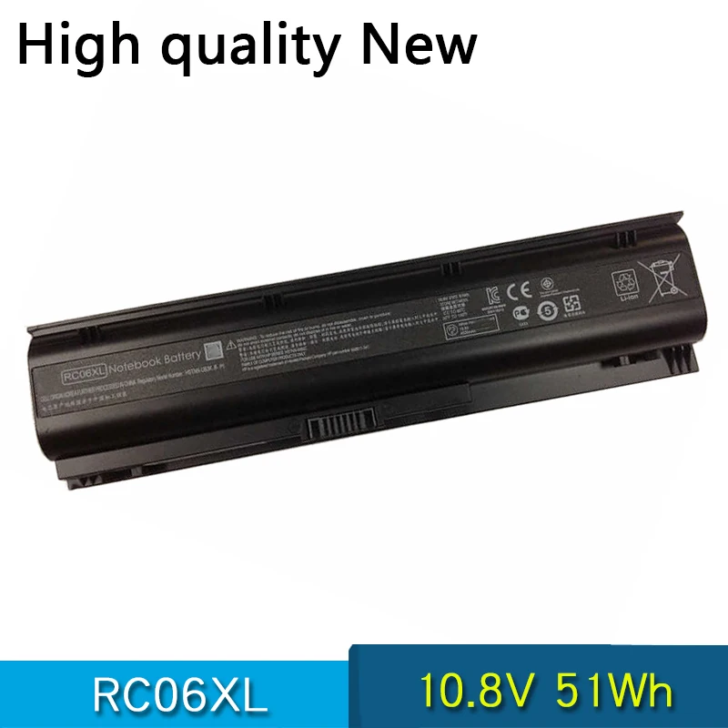 Batería de alta calidad RC06 RC06XL para HP ProBook 4340s Series HSTNN-UB3K/YB3k/W84C 668811-001/851/541 669831-001 H4R53EA H4Q46AA