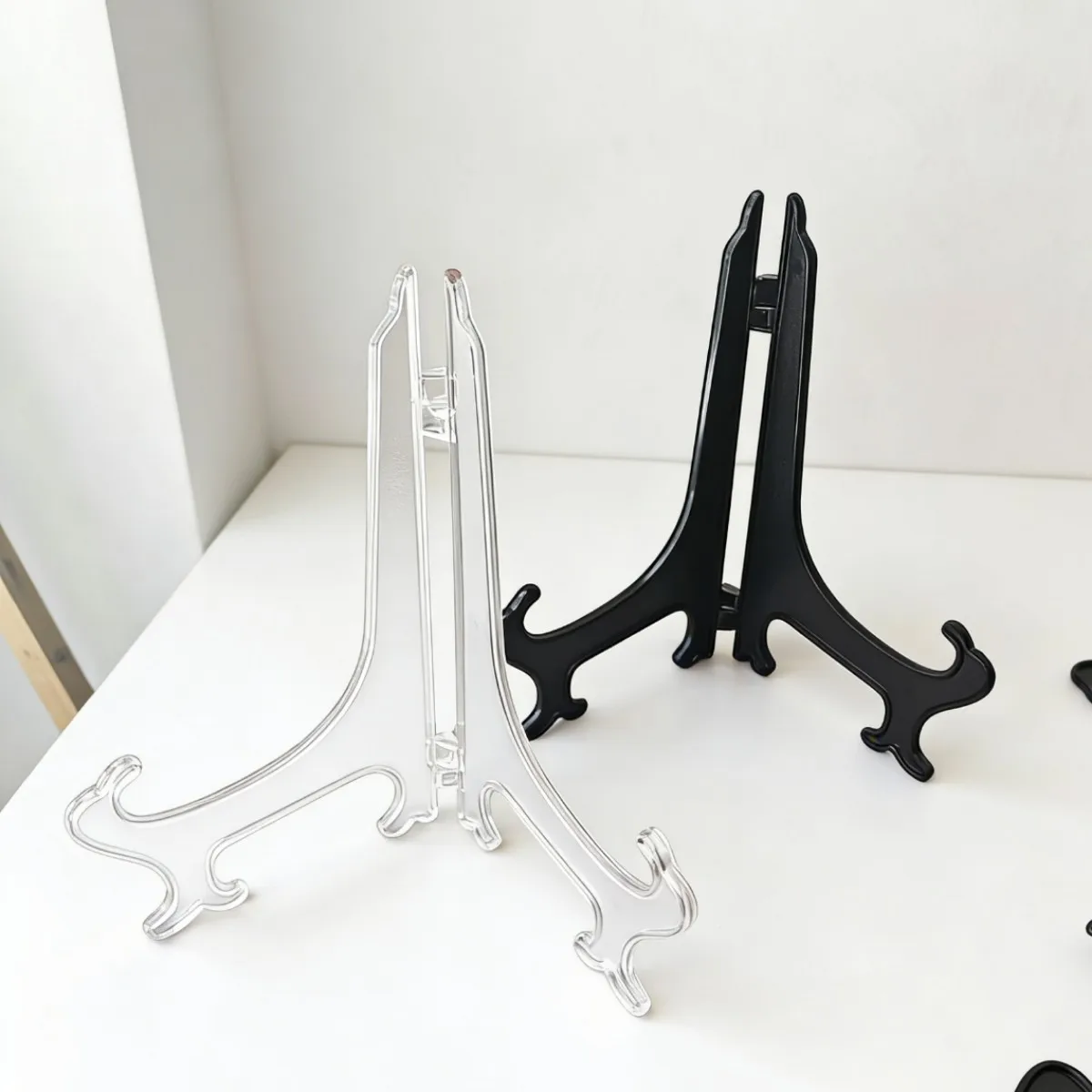 50 pcs Plastic Photo Frame Display Stand Easel For Plate/Picture Frame