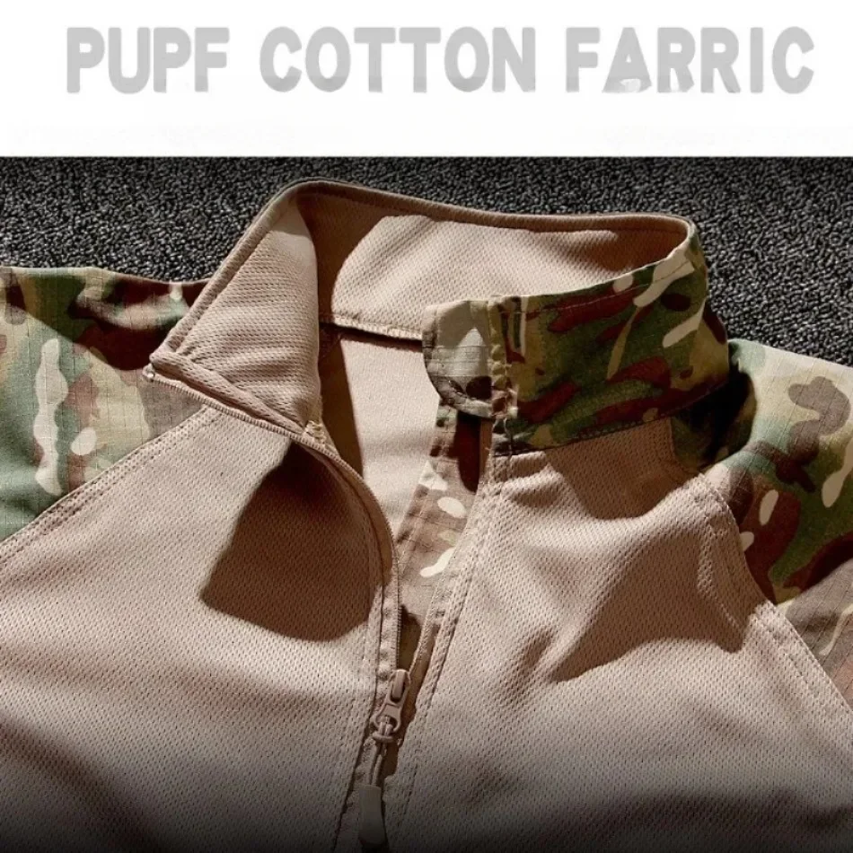 Outdoor Camo Anzüge Taktische Uniform Training Sets Arbeitskleidung Cargo Hosen Tactic Armee Kampf Shirts Jagd Kleidung Tragen-wider – Detail 7