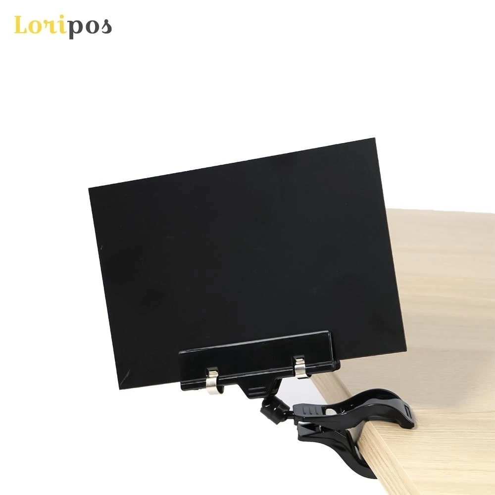 Pop Plastic Price Tag Sign Label Card Holders Paper Display Promotion Clips In Retail Store Chalk Board For Choice