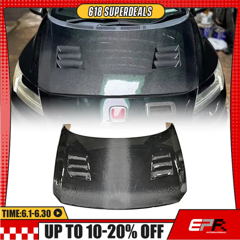 Para capó estilo HONDA CRZ ZF1 MUG/OE (diseño ventilado/OE) Kit de carrocería Exterior de coche pieza de actualización