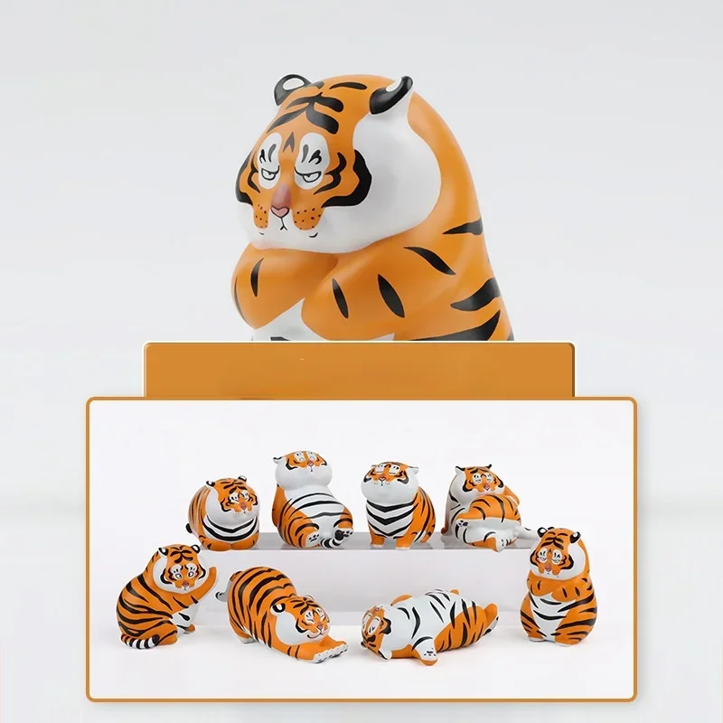 Tiger Miniature Garden Ornament, DIY Tiger Statues, Micro Landscaping Cake Decoration, Car and Home Decor, Groomsmen Gifts - Detail 1