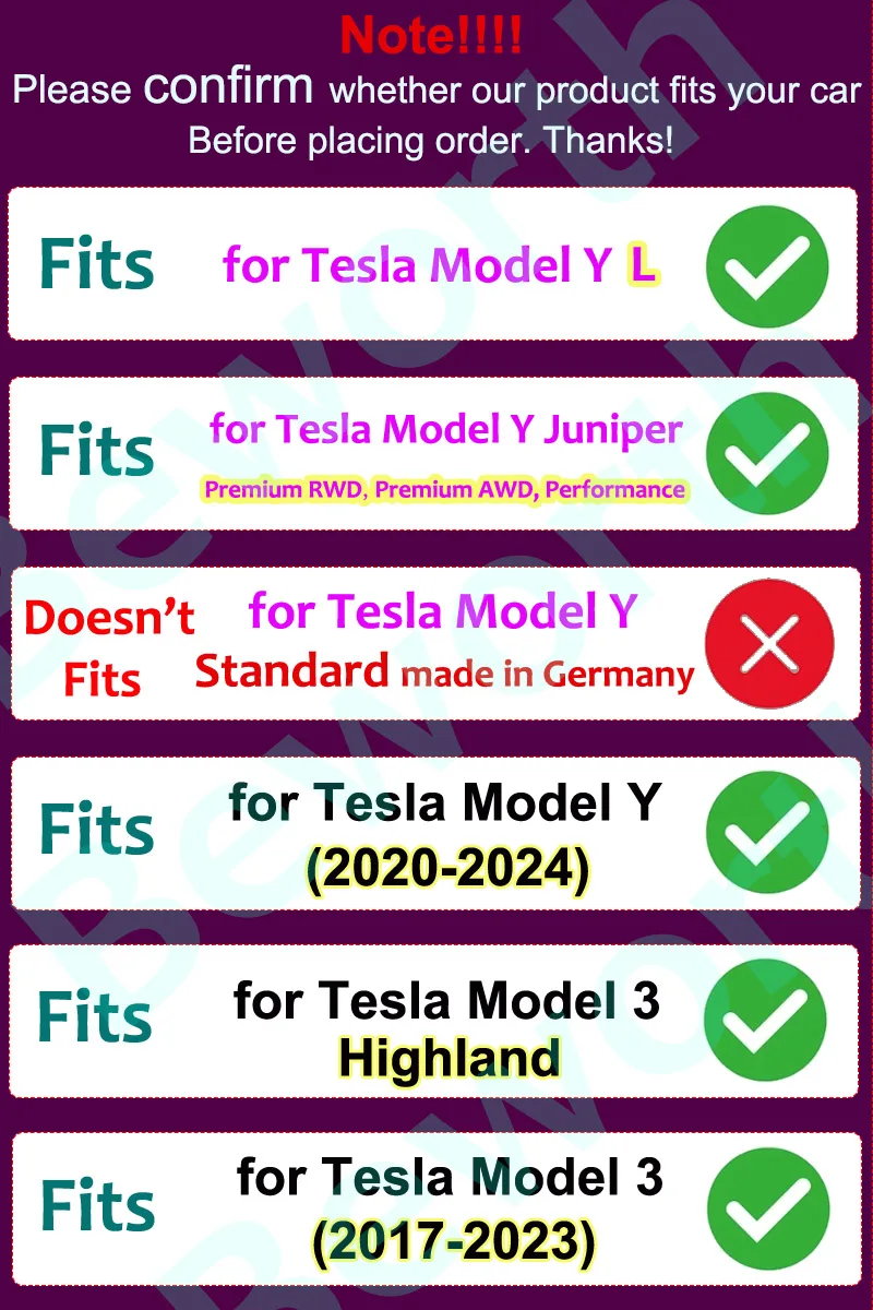 Für Tesla Model Y Juniper 2025 Türgriff Wrap Cover Schutz Aufkleber 4 Stück Anti-Kratz-dekorative Aufkleber Modell 3 Highland – Detail 1
