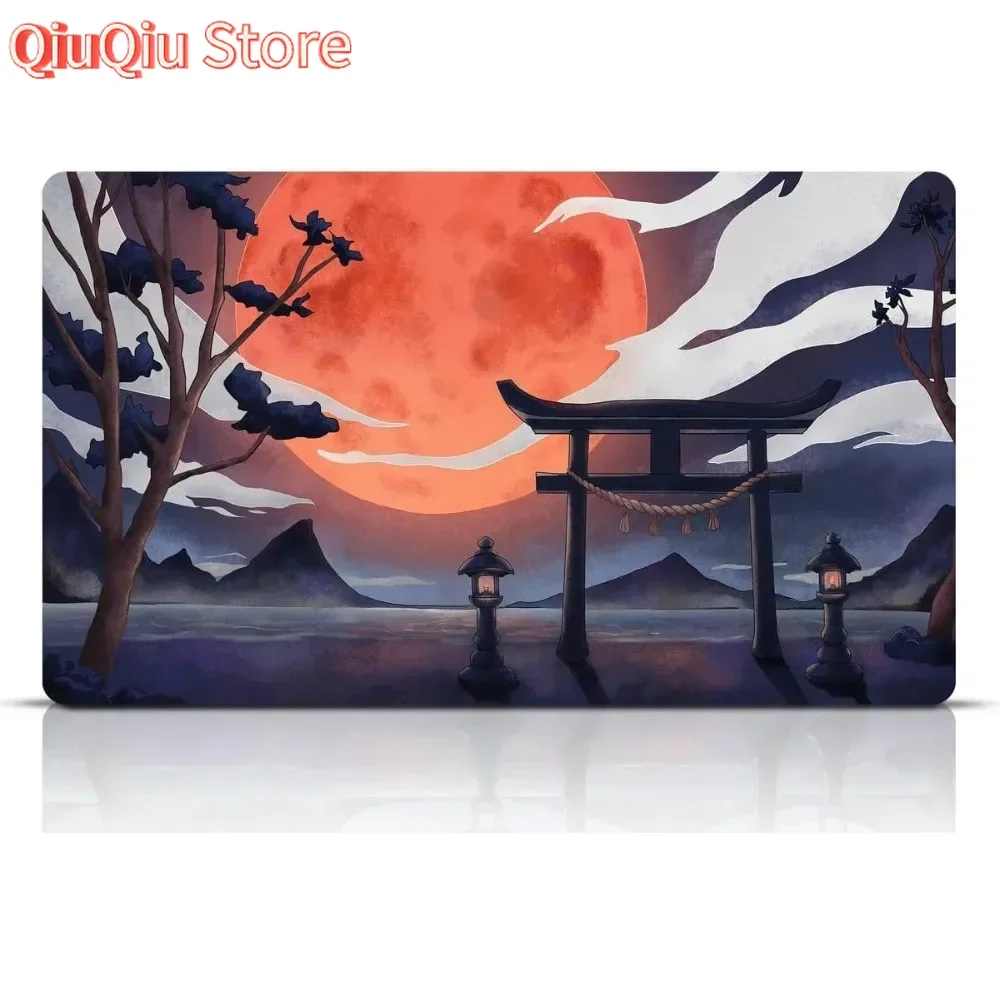 

Blood Moon Torii Gate mouse pad With no Zone Playmat The Gathering CCG TCG Play Mat desk mats office gaming Accessories 35*60cm