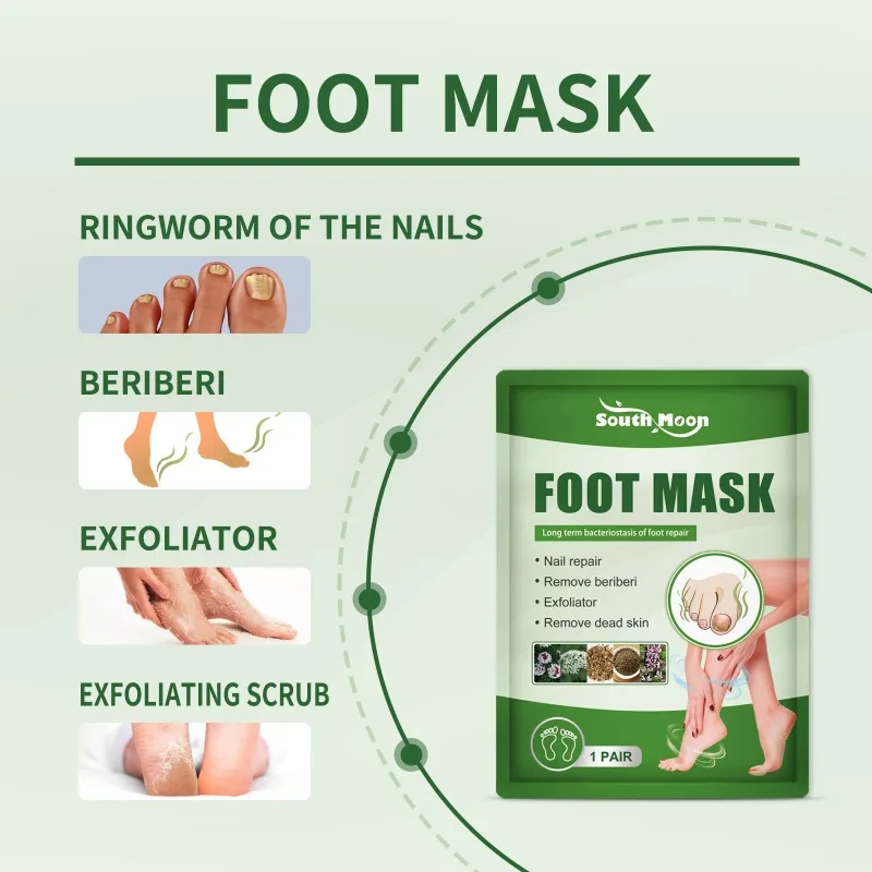 Foot Mask Anti Cracked Foot Peeling Dead Skin Callus Removal Exfoliating Whitening Moisturizing Spa Pedicure Socks Leg Feet Care