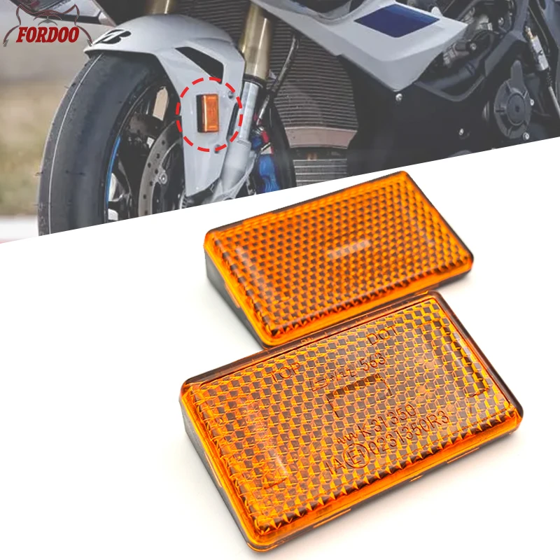 

Motorcycle Front Fork Leg Fender Reflector For BMW S1000rr 2008-2024 M1000RR S1000R 2014-2024 G310GS R1200RS C650GT R1250RS