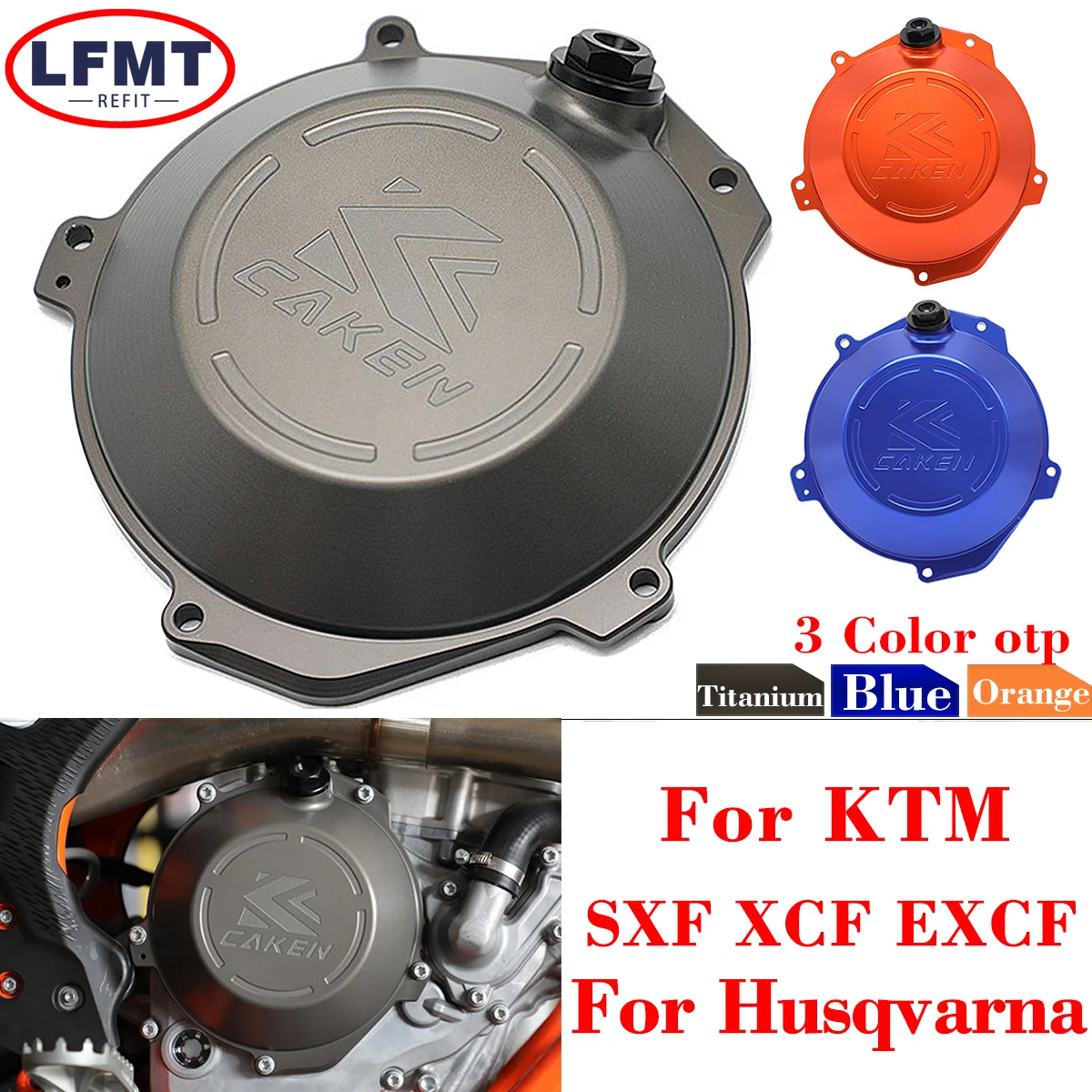 

Для KTM SXF250 SXF350 XCF250 XCF350 EXC-F250 EXCF Husqvarna FC FE FX 250 350 CNC Защитная крышка сцепления 2016-2022