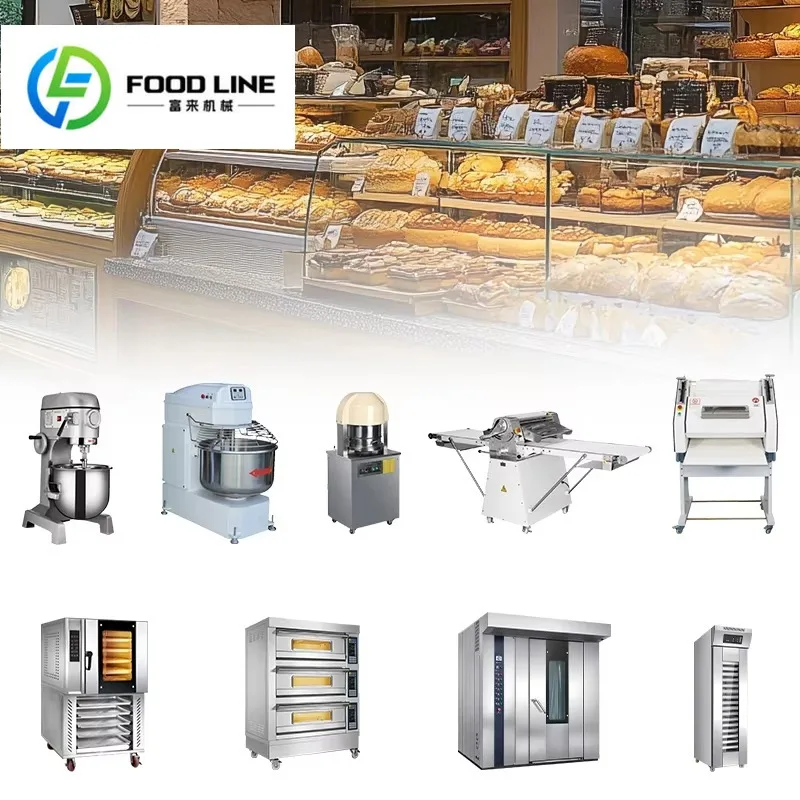 Fast Food Restaurant Kitchen Equipment Stainless Steel Bakery Cooking & Refrigeration Supplies Gas & Electric Powered