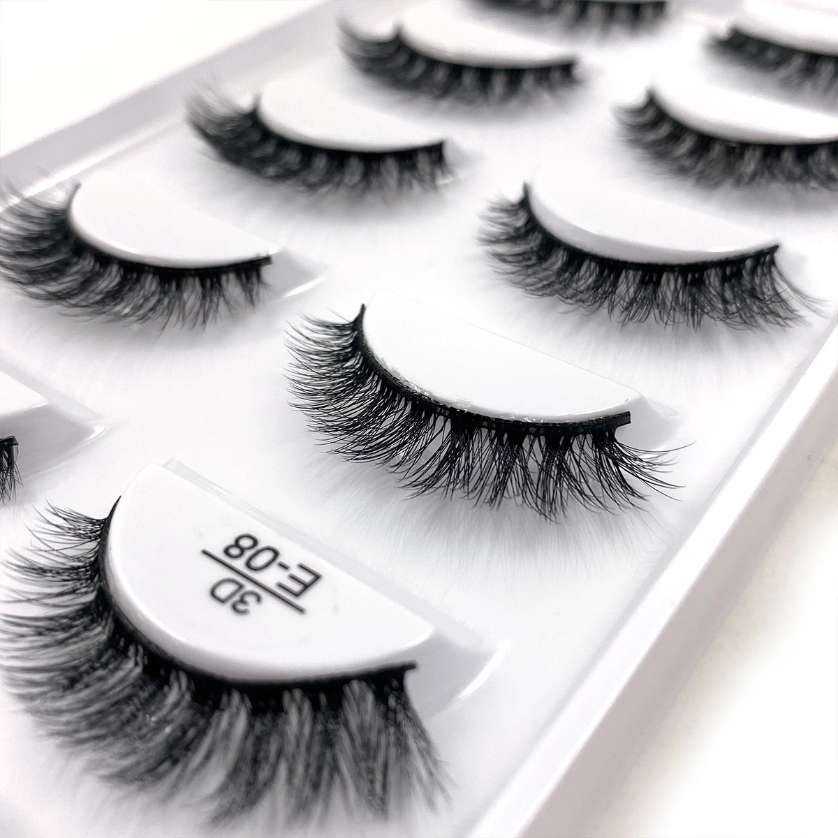

5 Pairs Multipack 3D Mink Lashes False Eyelashes Handmade Wispy Fluffy Long Lashes Natural Eye Makeup Tools Eye Lashes H13 E08