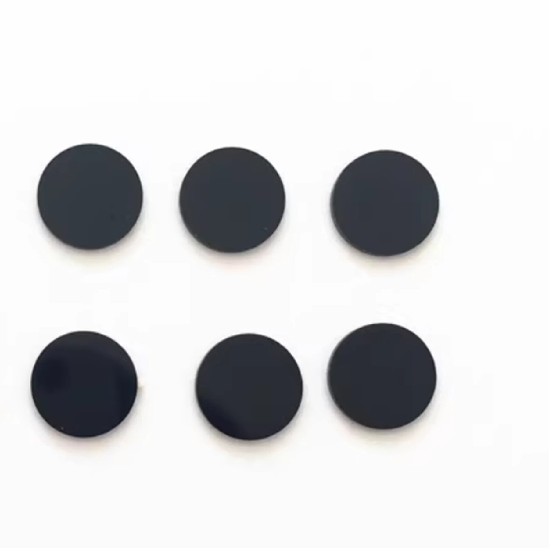 Verre filtre passe UV ZWB3 UG5, taille totale, diamètre 6mm et 1mm d'épaisseur 254nm, 10 pièces
