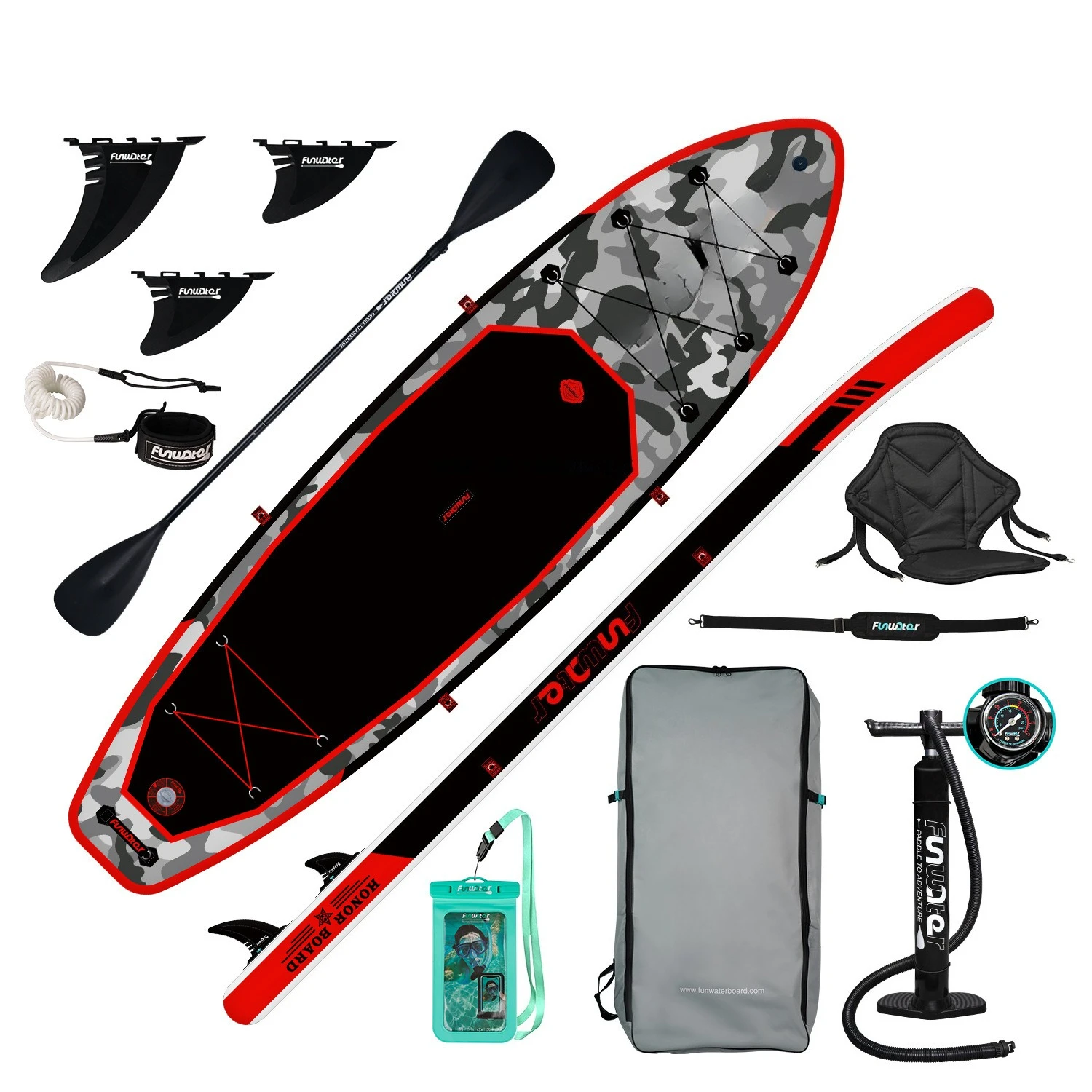 

Inflatable Stand-Up Paddle Board SUP PVC Material for Ocean Waters