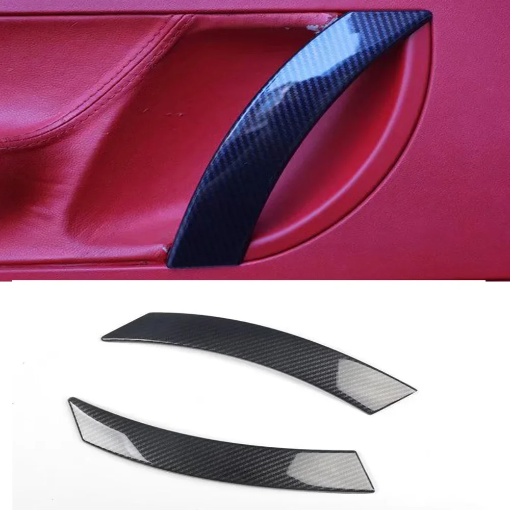 

For Volkswagen Beetle 2001-2011 ABS Carbon Fiber Car Inside Door Handle Bowl Protector Cover Trim Sticker Car Accessories