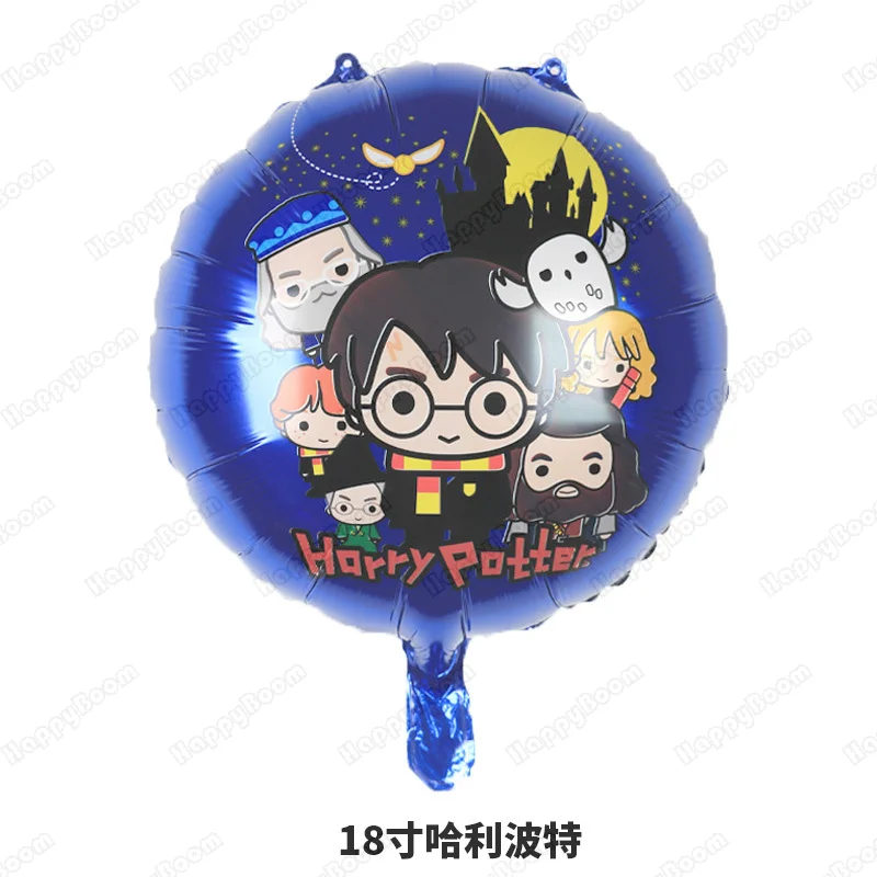 22pcs Cartoon Magic Academy Birthday Party Balloon Magical Harries Theme Birthday Party Decor Supplies Halloween Party Globos