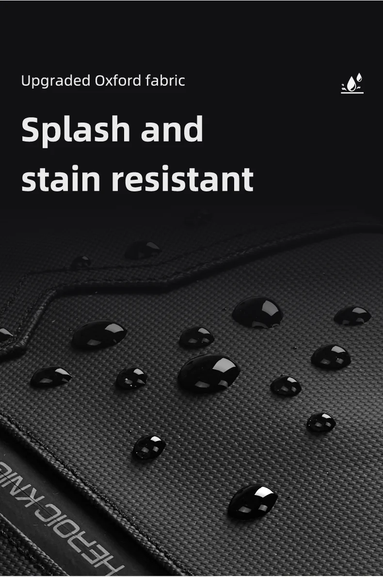 Heroic Knight Modische Umhängetasche für Herren, multifunktionale Fahrrad-Umhängetasche, wasserdicht, USB-Reise-Umhängetasche, lässige Brusttasche – Detail 12