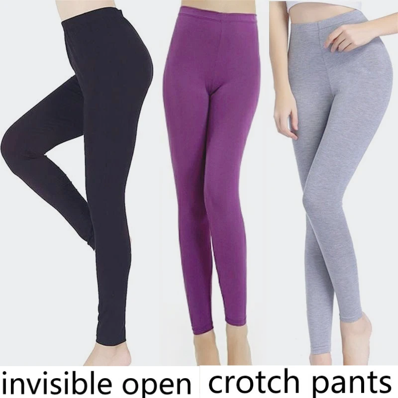 

Invisible Crotch Pants, Long Johns for Women, Leggings for Couples Dating, A Must for The Wild Pantalon Mujer Elegante Sexy Girl