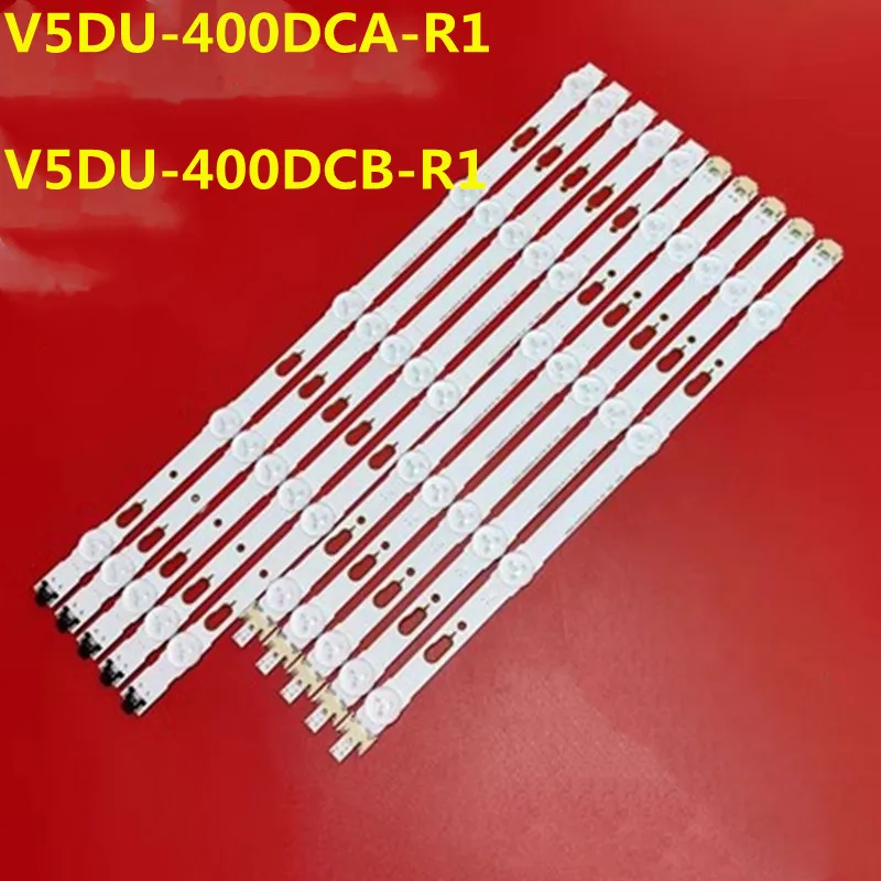 10set LED Backlight Strip For V5DU-400DCA-R1 V5DU-400DCB-R1 UE40JU7000 UE40JU6590 UE40JU6500 UE40JU6472 UE40JU6450 UE40JU6430