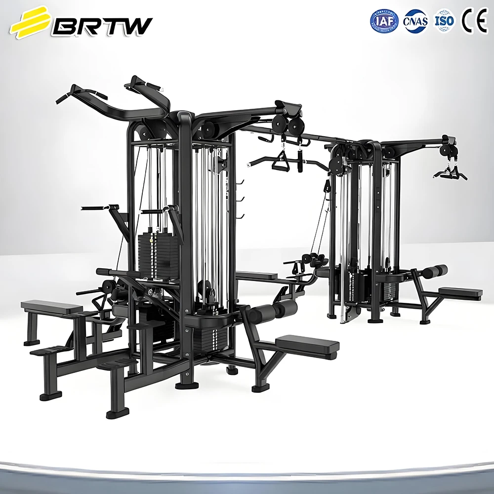 8-Station Multi-Function Commercial Cable Trainer for Bodybuilding 8-Station Multi-Functional Strength Training Machine