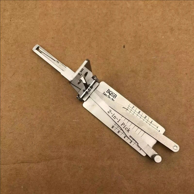 BQSB Lishi 2-in-1 For BAIC Senova Lock Picking Decoder Car Automotive Locksmith Tools Car Bypass Tools