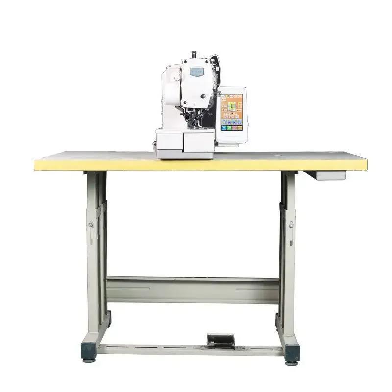Computerized flat-head keyhole machine, buttonhole machine, fully automatic industrial lockhole machine