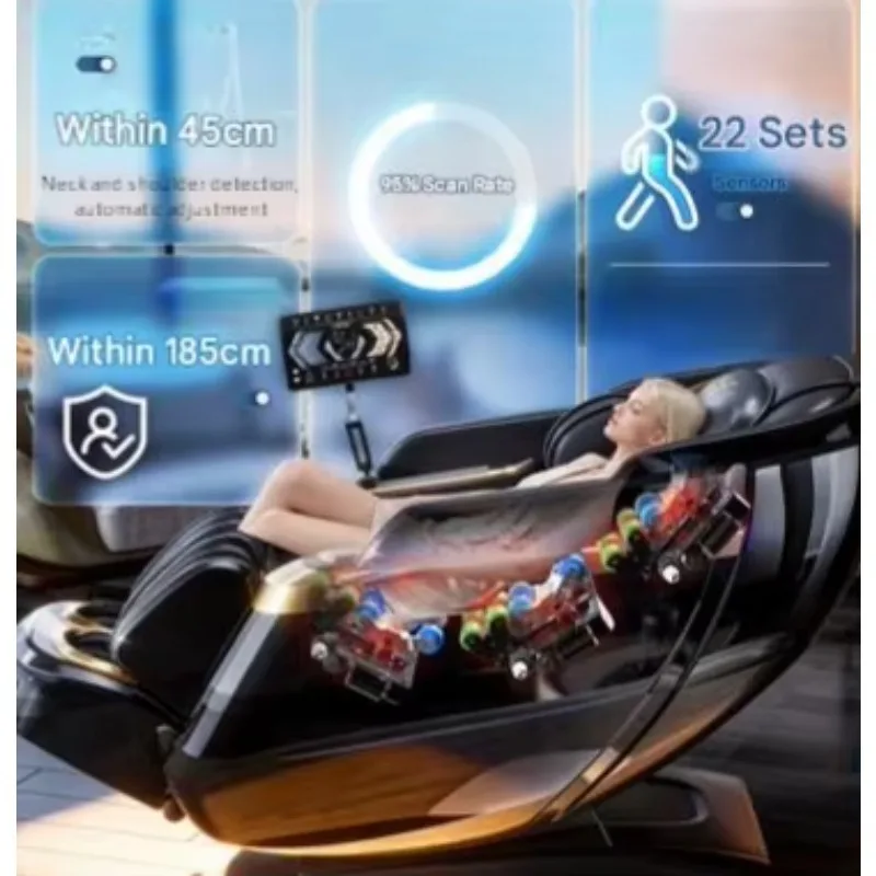 Airo Heating Jade Massage Movement zero Gravity Sl Track Electric Body Massage Chair Luxurious Full Body Massage Chair