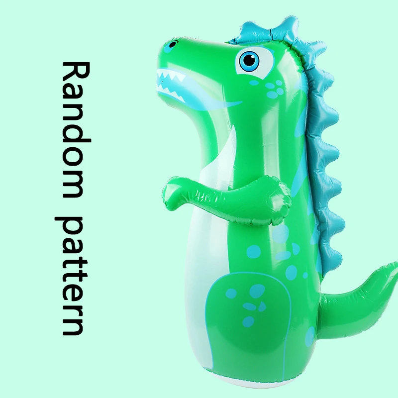 Tumbler Boxen Aufblasbare Stehende Boxsack Eltern Kind Spielzeug für Jungen Spiele Sport Dinosaurier Modell Kinder Aktivität Im Freien Geschenk