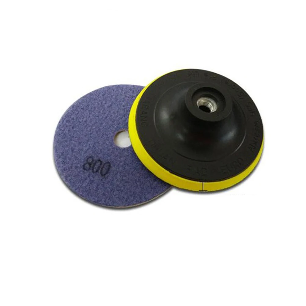 

3 Pcs Water Mill Grit Polishing Pads Diamond Wet Floor Stone Glass Sponge Buffer Tools Dry Polisher Granite Marble Concrete Tile