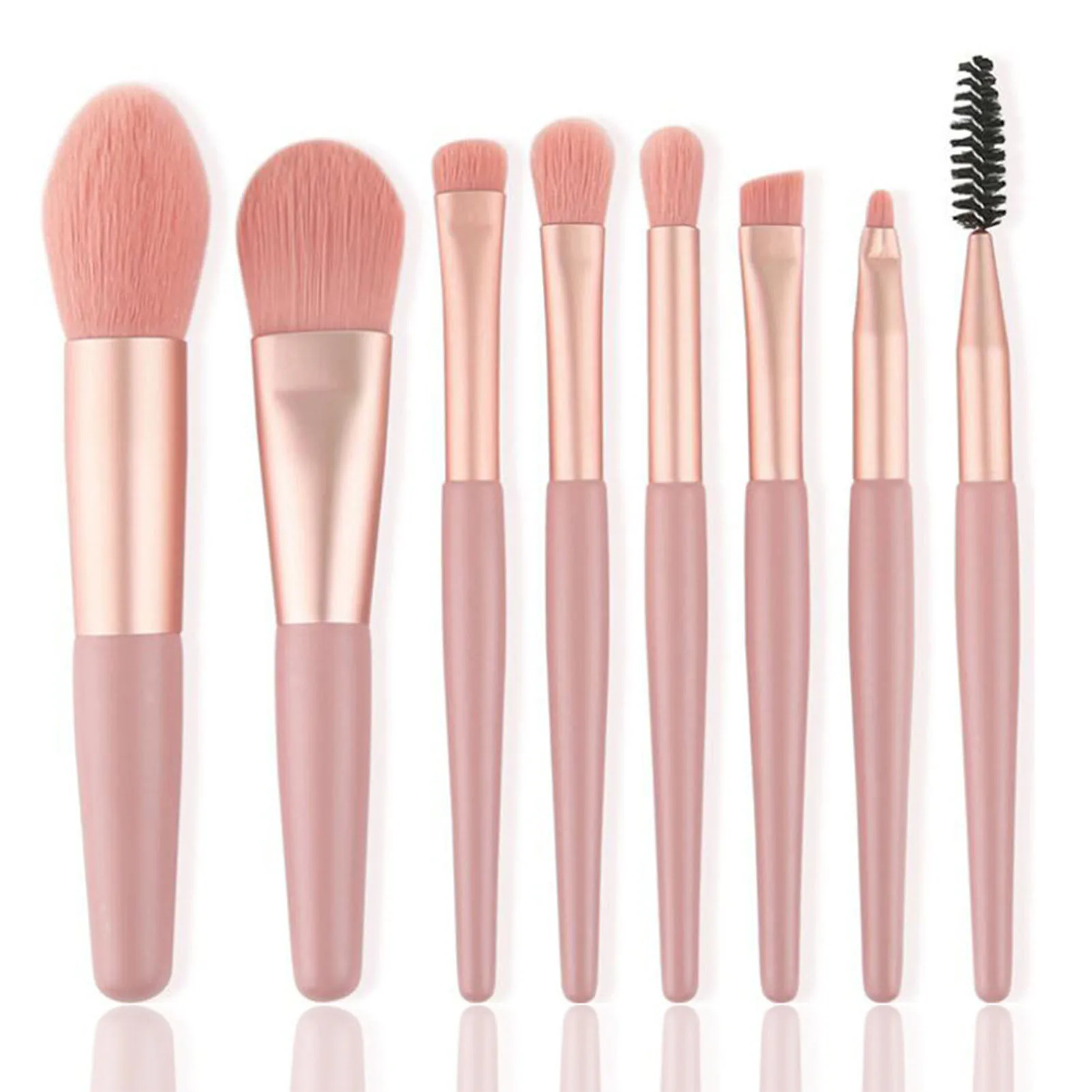 8-delige make-upborstelset Make-up concealerborstel Blush Losse poederborstel Oogschaduw Markeerstift Foundation Brush Beauty Tools