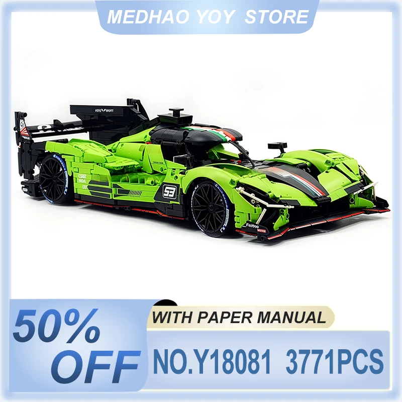 

В НАЛИЧИИ Y18081 MOC Технический 1:8 RC Скоростной спортивный автомобиль SC63 Строительные блоки Кирпичи Модель Головоломка DIY Игрушки Мальчики Рождественские подарочные наборы