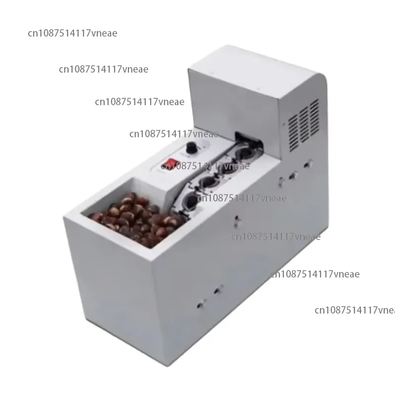 Small Chestnut Opening Processing Machine Used Restaurants Bakeries Nut Opener Cracking Chestnuts Snack Cutting Machine Motor