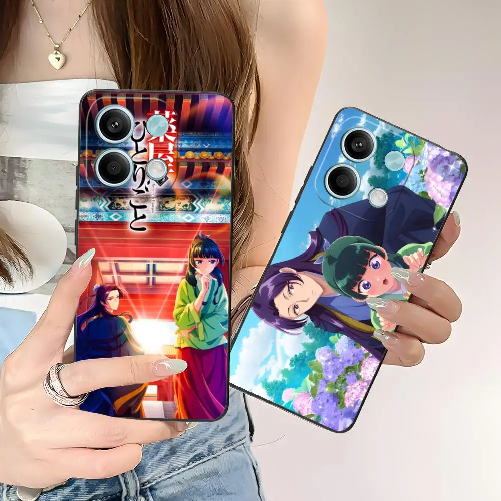 

Чехол для телефона Apothecary Diaries Jinshi Maomao для POCO M6 M5 M4 M3 X7 X6 X5 X4 X3 F6 F5 F4 Pro GT 5G с цветной печатью Luxury Pretty