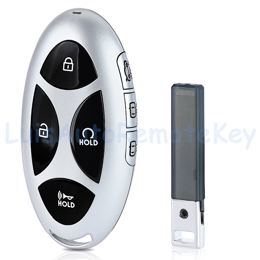 

Умный брелок-ключ с 7 кнопками, 433 МГц, чип 4A для Hyundai Sonata 95440-L1520 L1720, Santa Fe MX5 2024 95440-P6090, Kona 95440-BE000