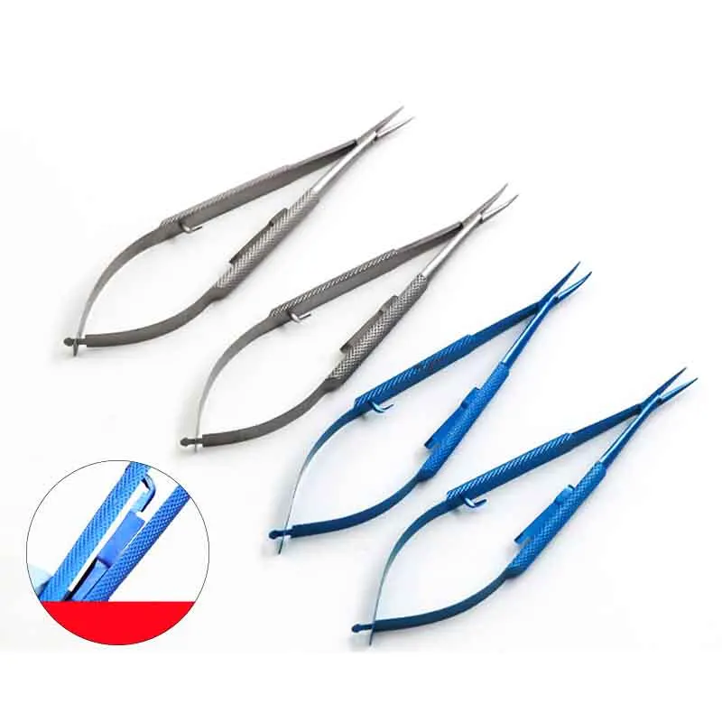 Microscopic ophthalmic instrument lock-type needle holder cosmetic plastic surgery double eyelid embedding surgery tool needle c